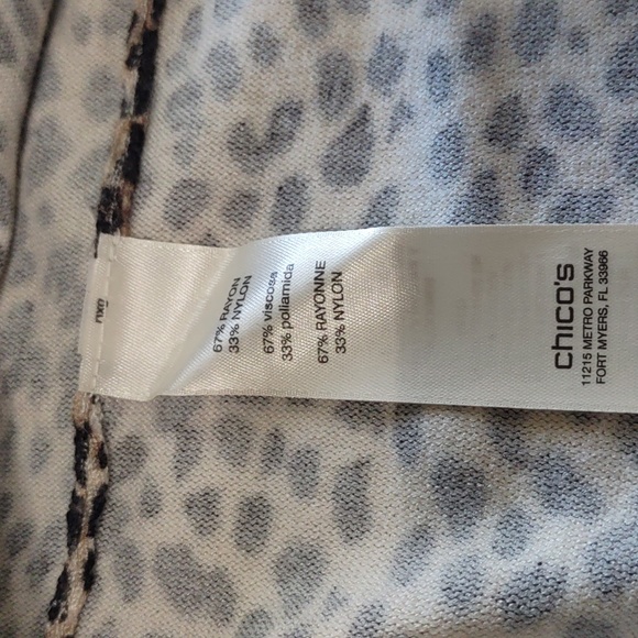 Chico's Leopard Print Sweater - Picture 6 of 6